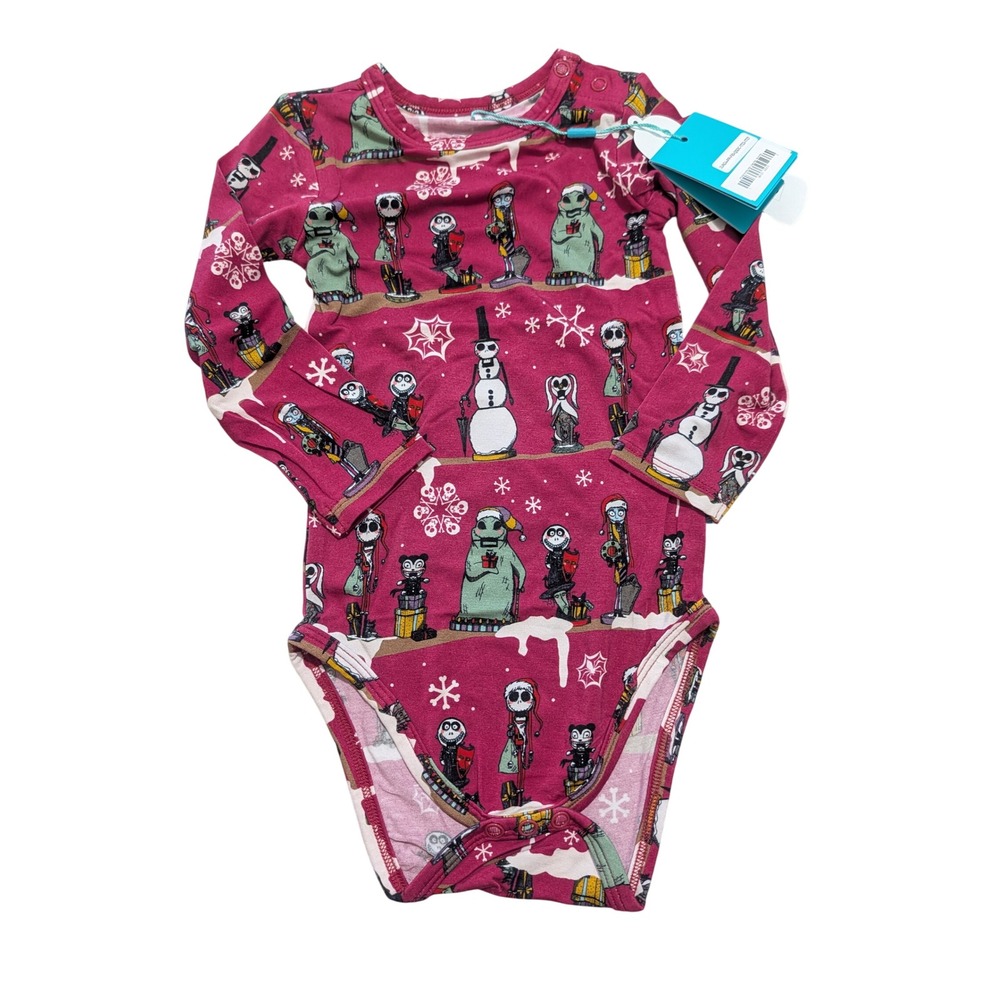 Posh Peanut Nightmare Before Christmas Folly Fright Bodysuit 18-24M Retired NWT